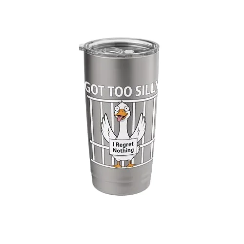 Jailbird Tumbler (mugshot print)