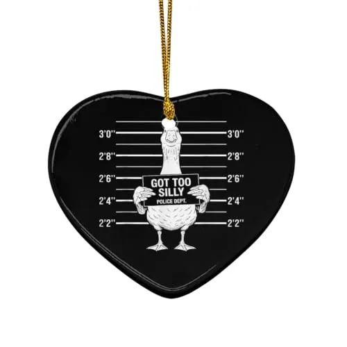 Animal Pun Necklace, Black (retro print)