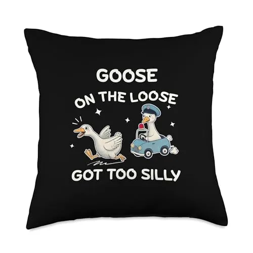 Jailbird Pillow, Multicolor (police print)