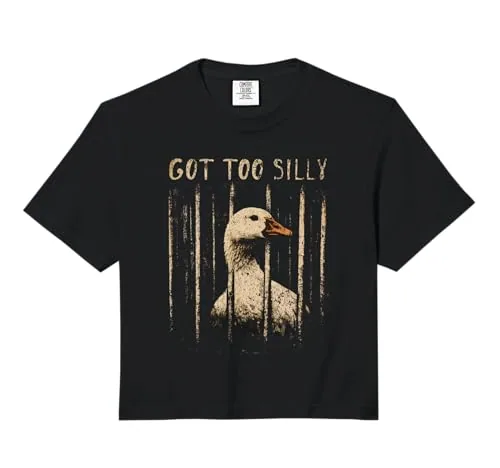 Animal Pun Crop Top, Beige, size XL (Threadrock)
