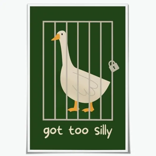Meme Poster (duck print)