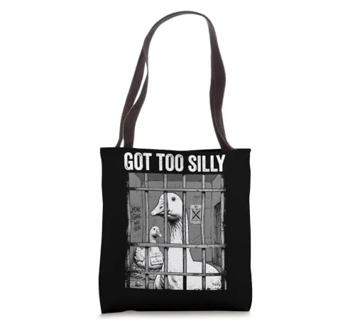 Jailbird Tote Bag, White