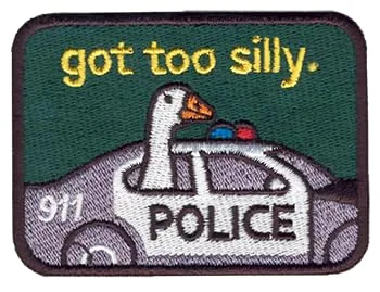 Jailbird Patch, Green (police print, digitemb)
