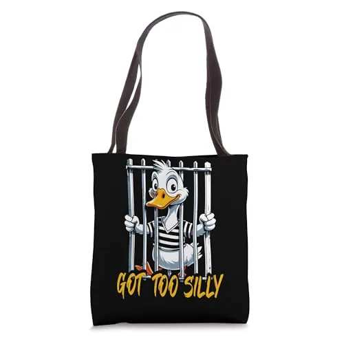 Tote Bag, White (Goose Humor)