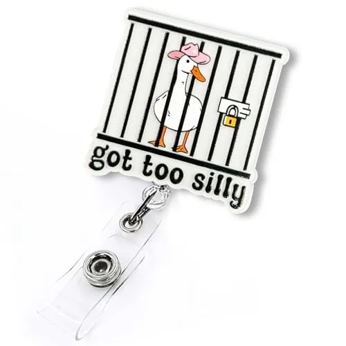 A Got Too Silly Goose badge reel