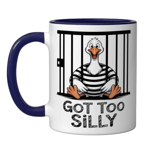 Jailbird Mug, Blue / White