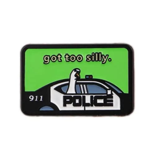 Jailbird Enamel Pin, Green