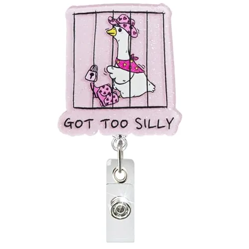 Badge Reel (nurse print, Aureliayue)
