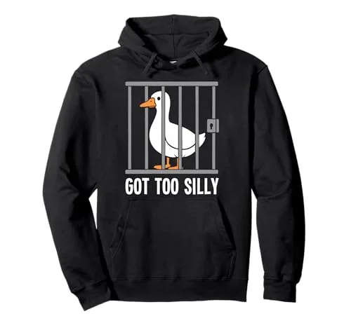 Animal Pun Hoodie, Black, size S