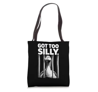Jailbird Tote Bag, White (Goose Studio)