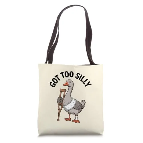 Animal Pun Tote Bag, White