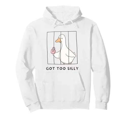 Jailbird Hoodie, Black, size S (Silly Hilarious)