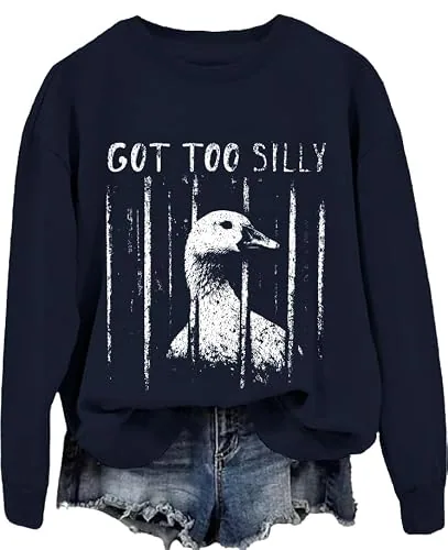 Sweatshirt, Navy, size L