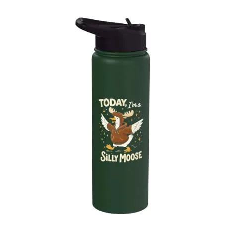 Water Bottle, Dark Green